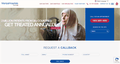 Desktop Screenshot of manipalinternationalpatientcare.com